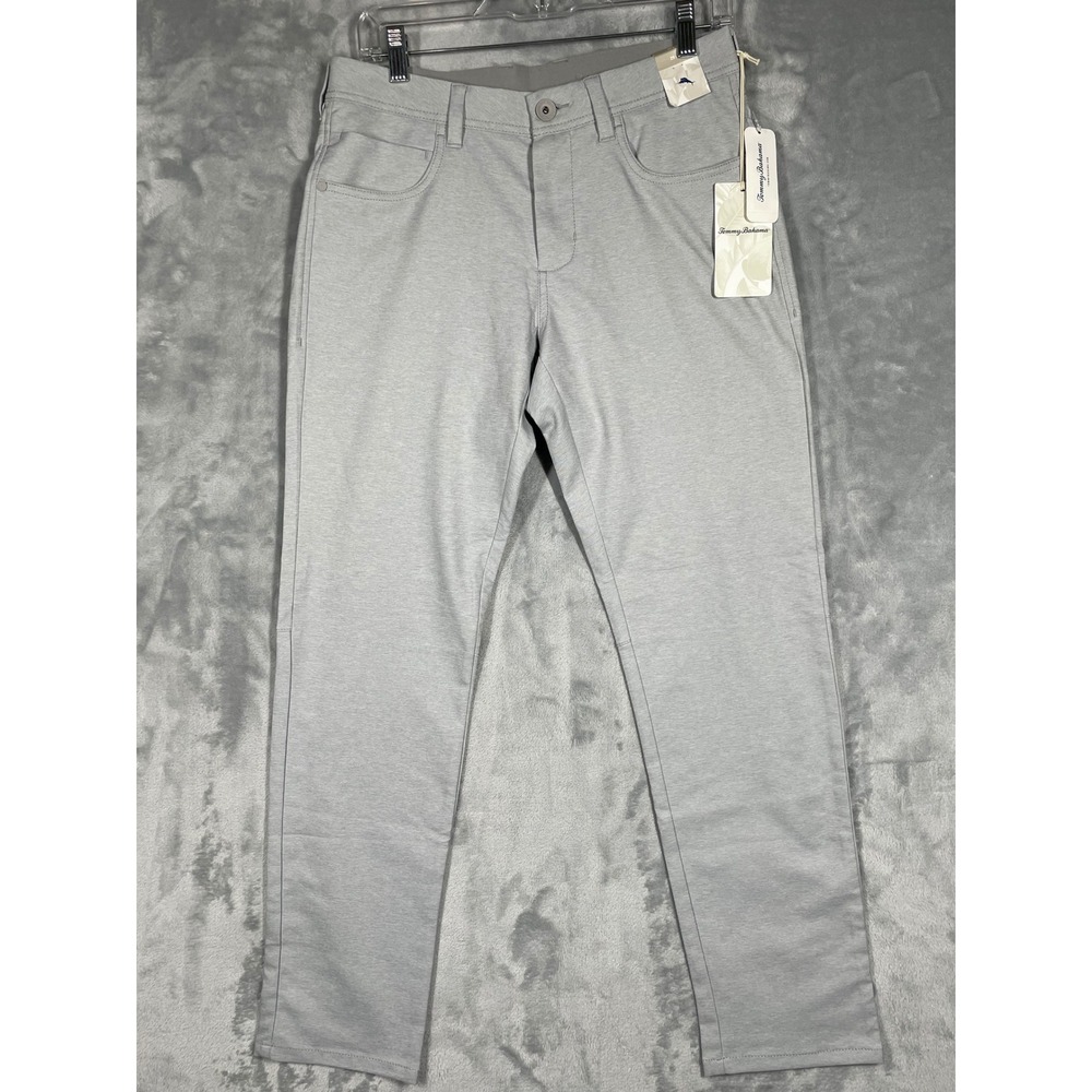 Tommy Bahama Mens On Par 5 Pocket Pants Harbor Mist Grey ST124462 29x30 NEW